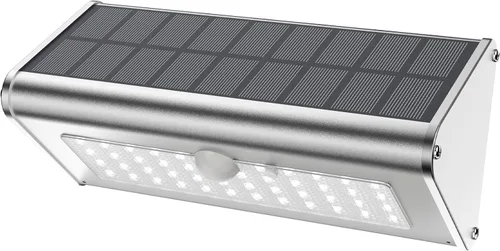 Vista 8 de Luces solares inalámbricas superbrillantes de 48 LED de 1100 lúmenes, a prueba de agua, luces solares de radar para exteriores, carcasa de aluminio