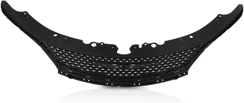 Vista 17 de PIT66 Rejilla de parachoques, parrilla oscura texturizada compatible con Chevy Malibu 2013 (submodelo: eco, LS, LT,LTZ) 22869137 GM1036149