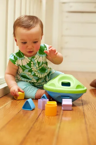Vista 7 de Clasificador de formas Green Toys, Verde/Azul