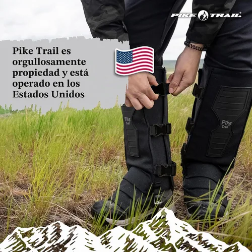 Vista 7 de Pike Trail Polainas de pierna de serpiente: protección de alto rendimiento para excursionistas y cazadores - Impermeable, protección contra