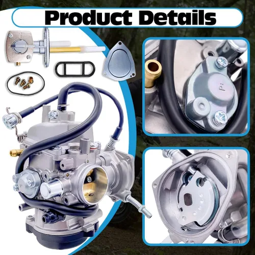 Vista 4 de Aniro Moto Nuevo carburador para Yamaha GRIZZLY 350 YFM350 2007-2009 - Yamaha YFM350 BRUIN 2004-2006 - Yamaha YFM350 WOLVERINE 2006-2009