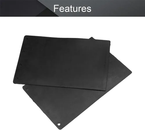 Vista 3 de Utoolmart 4 unids Rectángulo de goma de repuesto Sander Back Mat para Makita 9043 máquina lijadora