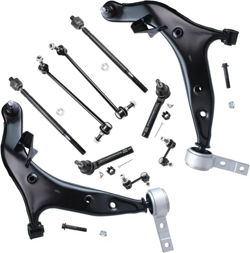 Vista 601 de Detroit Axle - Kit de suspensión frontal de 10 piezas para Dodge Avenger 2008-2014, Chrysler Sebring 2007-2010, 2 brazos de control inferiores, 2