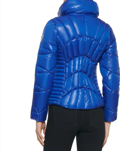 Vista 4 de GUESS Chaqueta acolchada acolchada para mujer