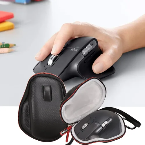 Vista 7 de FBLFOBELI Estuche rígido de transporte EVA para Logitech MX Master 3 / Logitech MX Master 3S Advanced Wireless Mouse