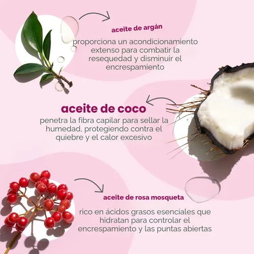 Vista 4 de Briogeo Farewell Frizz Blow Dry Perfection & Heat Protectant Crème, Crema para cabello anti frizz con aceite de argán para peinar, libre