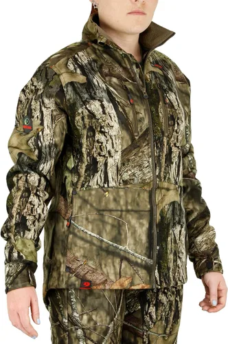 Vista 2 de Mossy Oak Chaqueta de caza para mujer, chaqueta de camuflaje para mujer, ropa de sherpa