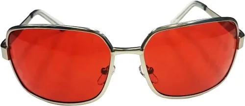 Vista 2 de Costume Agent Disfraz de vendedor de jabón de lucha para Halloween, accesorio de gafas de sol rojas para cosplay