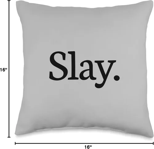 Vista 4 de Almohada para mujer Slay Motivation You Slay