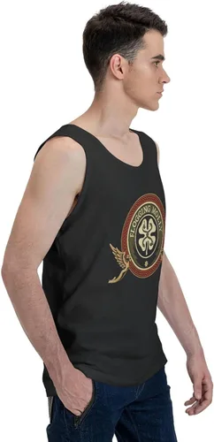 Vista 5 de SKYJUNOJN Hombre Muscle Tank Tops Camiseta Moda Festival de Música sin mangas Camiseta