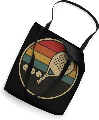 Vista 2 de Bolso tote de tenis de pádel retro para raqueta de pádel