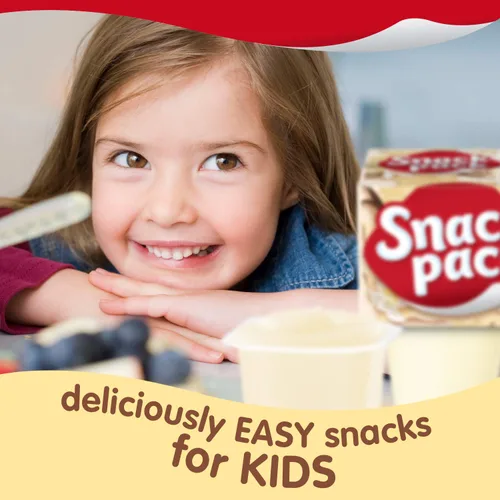 Vista 18 de Snack Pack Tazas de pudín con sabor a pastel de crema de plátano, 3.25 onzas, 4 unidades (paquete de 12)