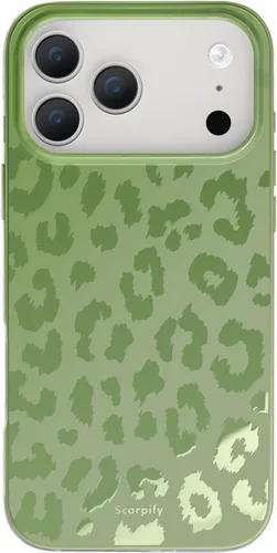 Vista 62 de SCORPIFY - Funda para iPhone 17 Pro Max Leopardo negro transparente LP-Negro Transparente Leopardo