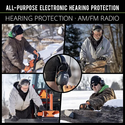 Vista 2 de ISOtunes AIR DEFENDER Earmuffs: Comfortable Wireless unisex adult Hearing Protection with 40 Hour