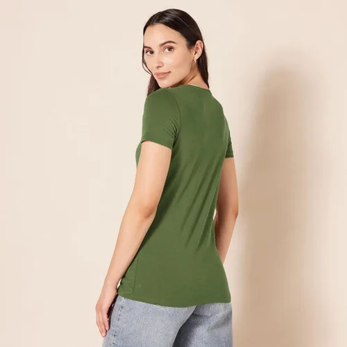 Vista 87 de Amazon Essentials Women's Regular-Fit Short-Sleeve Crewneck T-Shirt