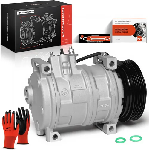 Vista 10 de A-Premium Compresor de aire acondicionado con embrague compatible con Jeep Para Jeep Liberty 2.8L 2005-2006