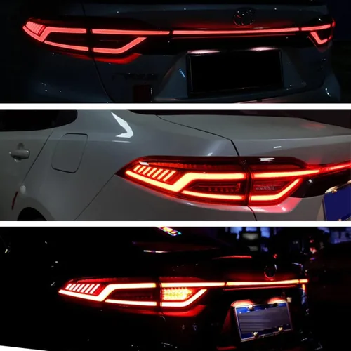 Vista 5 de TT-ABC Mods - Luces traseras para Toyota Corolla 2020-2024, todos los modelos compatibles (rojo)
