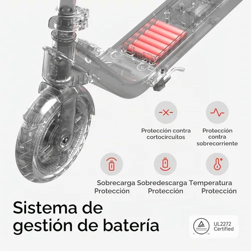 Vista 6 de Segway C2 Pro /C2 Go / C2 Lite Kids Electric Scooter, Lightweight Design, UL Certified