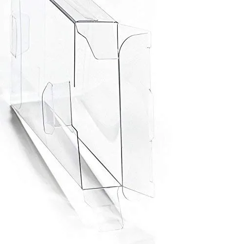 Vista 5 de WiCareYo Box Protector Case,10Pcs Clear Cartridge Box Case Sleeve CIB Protector for PSP