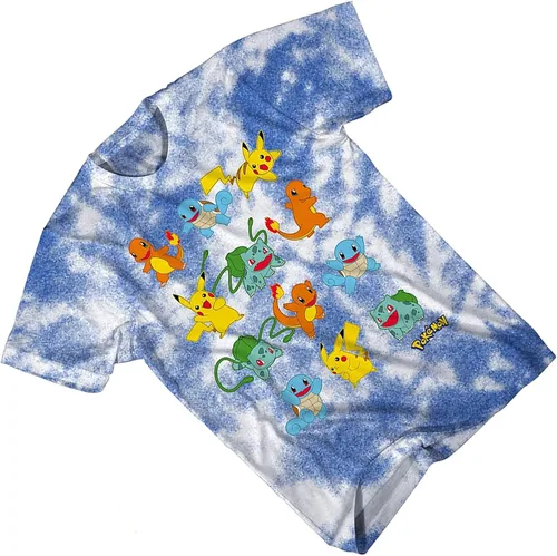 Vista 3 de Pokemon Camiseta de juego Pikachu para niños - Gotta Catch Em All - Camiseta oficial de teñido anudado
