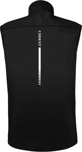 Vista 2 de URBEST Chaleco ligero de Softshell para hombre chaqueta sin mangas con bolsillos para golf senderismo viajes