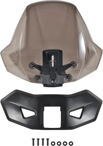 Vista 7 de Parabrisas ajustable para todos los modelos Can-Am Ryker, frontal oscuro tintado, a prueba de polvo, duradero, con revestimiento duro, protector