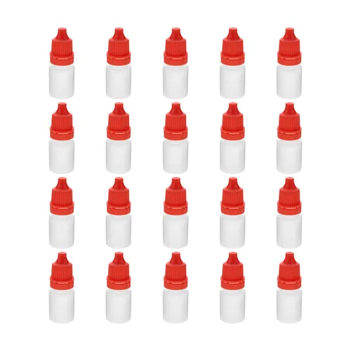 Vista 11 de Othmro Botellas cuentagotas de plástico de ojo de laboratorio de polietileno de 0.2 onzas, 10 piezas, gotero líquido exprimible de 0.2 fl oz boca