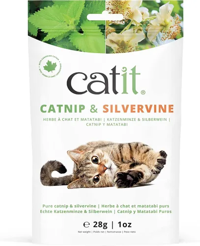 Vista 6 de Catit Burbujas de hierba gatera para estimular gatos de interior y exterior