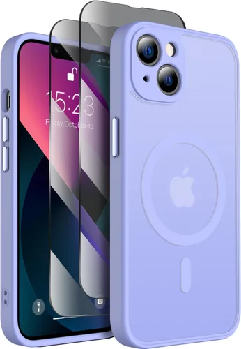 Vista 24 de SEXYMOM Funda magnética para iPhone 11 con protector de pantalla, compatible con carga inalámbrica, prueba de caídas de grado militar de 21 pies, a