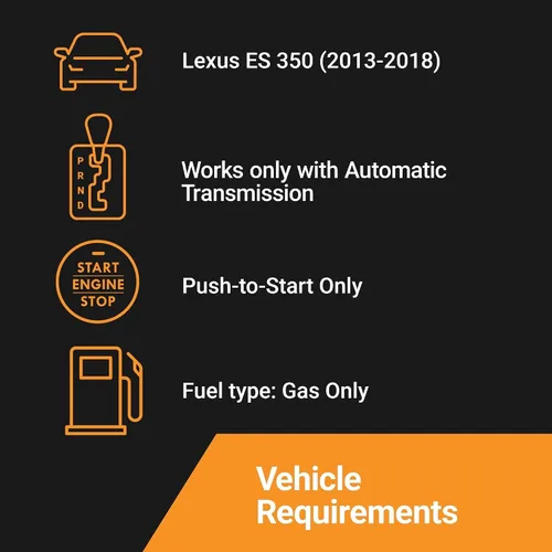 Vista 2 de Start-X Kit de arranque remoto para Lexus ES 350 (2013-2018) Empujar para arrancar el motor Plug N Pay Bloqueo 3X al arranque remoto 2013