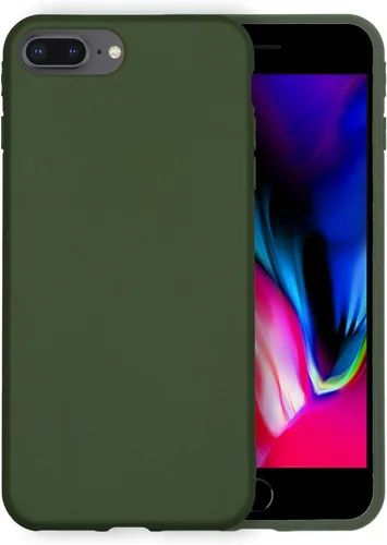 Vista 15 de Funda para iPhone 6 / 6S, funda suave de superficie mate, cubierta de protección contra caídas, color sólido, pantalla de 4.7 pulgadas, verde bosque