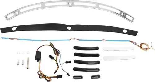Vista 7 de TCT-MOTORPARTS Luz de ajuste de parabrisas para Harley Touring Tri Glide Ultra Limited 2014-2023