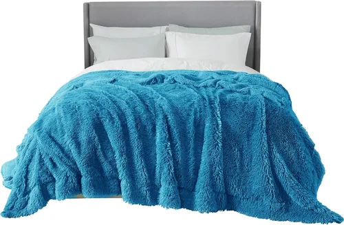 Vista 32 de Bedsure GentleSoft Manta de Tiro de Piel Sintética Esponjosa y Suave para Sofá, Forro Polar Sherpa Suave Regalos Acogedores para Mujeres, Manta