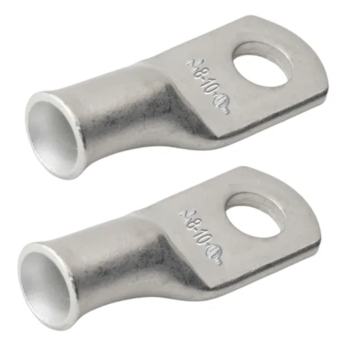 Vista 238 de SELTERM 5 piezas terminales de cable de cobre estañado 1/0 AWG perno de 1/2", extremos de cable de batería, terminales de anillo, conectores