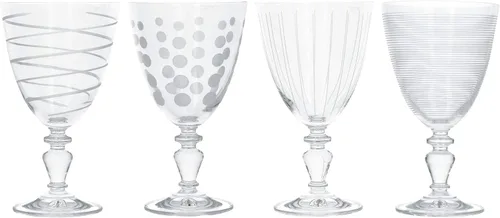 Vista 11 de Mikasa, Juego de 4 vasos de cóctel de Martini de cristal de alegría, modelo: 5159319