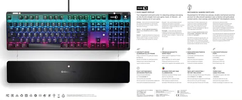 Vista 13 de SteelSeries Teclados mecánicos Apex 7 TKL, teclado mecánico