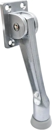 Vista 7 de QCAA Soporte de puerta de Kickdown resistente, 4", Zinc Die Cast, Cobre antiguo, Hecho en Taiwán