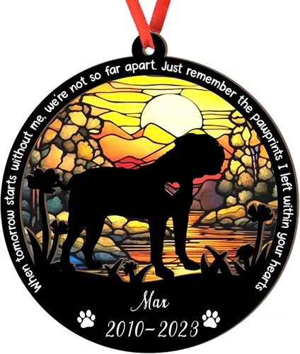 Vista 37 de Adorno personalizado para atrapasoles de sabueso afgano, adorno de Navidad de sabueso afgano – Regalo para perro amante, sabueso afgano