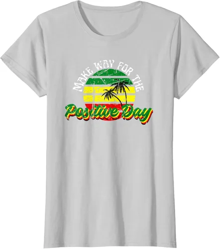 Vista 8 de Haz paso para el día positivo Rasta Rastafari Reggae - Camiseta de música, Negro, S
