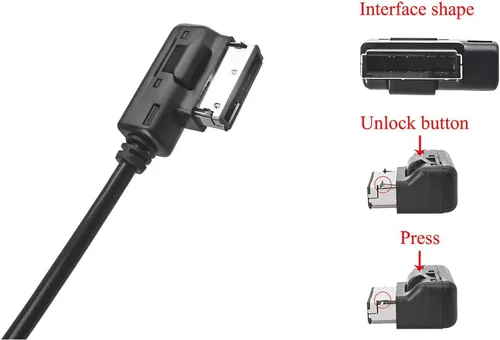 Vista 5 de Yoper Kit Bluetooth compatible con Mercedes-Benz MMI adaptador de interfaz de coche iPhone Android iPod integración música conector AUX