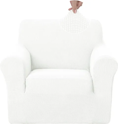 Vista 54 de U-NICE HOME Funda para sofá biplaza elástica, cubierta para sofá, funda para sillón, protector de muebles para sofá con 2 cojines, funda para sofá