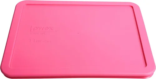 Vista 3 de Pyrex 7212-PC (11 tazas) tapas de almacenamiento de alimentos rosas (paquete de 2) - Fabricado en Estados Unidos