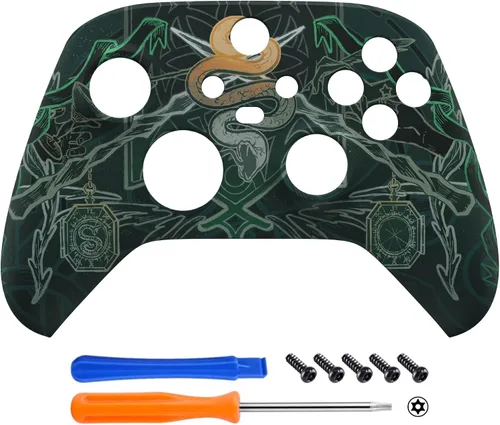 Vista 12 de eXtremeRate - Carcasa frontal para Xbox Series X y Xbox S Controller Accesorios personalizados - Controlador no incluido