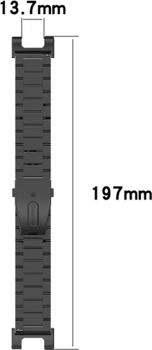 Vista 8 de TenCloud Bandas compatibles con Amazfit T-Rex/T-Rex Pro Smartwatch de acero inoxidable sólido, correa de reloj de metal para Amazfit T-Rex