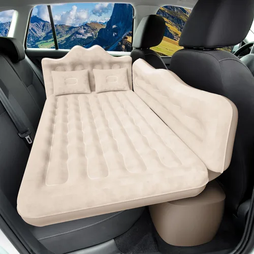Vista 9 de colchón de aire para coche, colchón inflable para SUV y camión, colchón de aire para asiento trasero, cama inflable para camping, colchón de aire