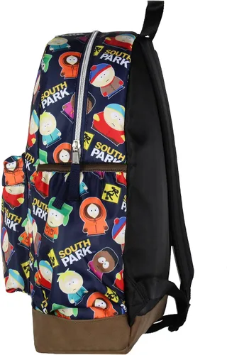 Vista 3 de INTIMO South Park Stan Kyle Cartman Kenny Butters Token Mochila de viaje escolar Bolsa de libro