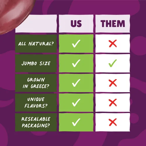 Vista 7 de Freestyle Snacks - Paquetes de aperitivos de oliva - Kalamata