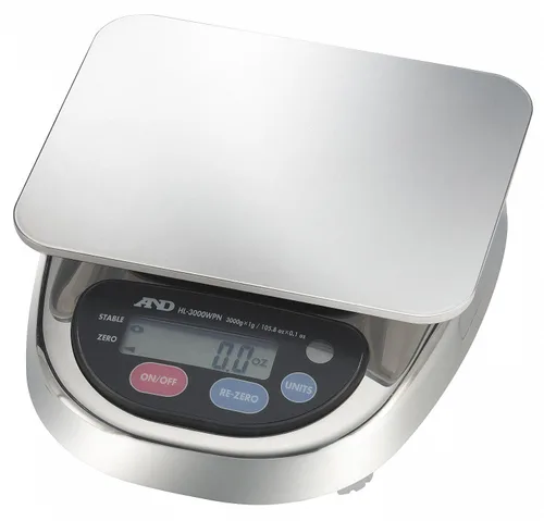 Vista 3 de A&D Weighing HL-300WP Báscula de lavado para control de porciones, 10.58 oz x 0.00 oz