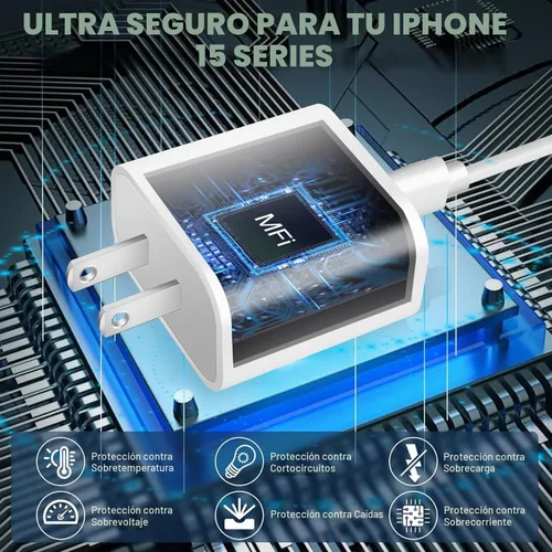 Vista 5 de Cargador de iPhone de carga rápida, [certificado Apple MFi] Apple Chargers iPhone Super Quick 2Pack de 6 pies tipo C a Lightning cable USB C