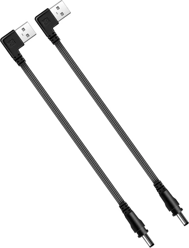 Vista 7 de 1 cable USB corto, cable USB desmontable para ropa calentada, chaqueta, chaleco, suéter, ropa interior térmica, cable de alimentación portátil de 5 V